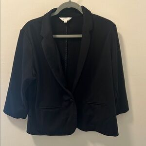LC Lauren Conrad Classic Black Blazer